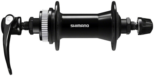 Shimano Deore HB-QC400 Front Hub - QR x 100mm Center-Lock Disc Black 36H