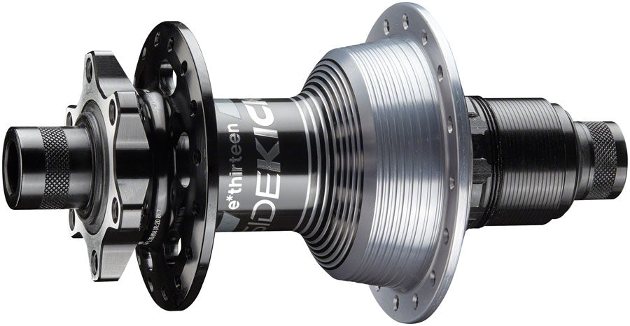 e*thirteen Sidekick Rear Hub - 12 x 148mm 6-Bolt XD BLK/Sterling Silver 28H