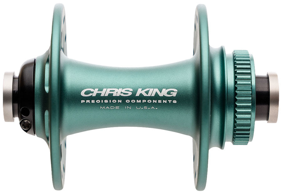 Chris King R45D Front Hub - 12 x 100mm Center-Lock Matte Jade 32H