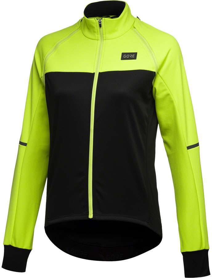 Gorewear Phantom Jacket - Black/Neon Yellow Women's Small