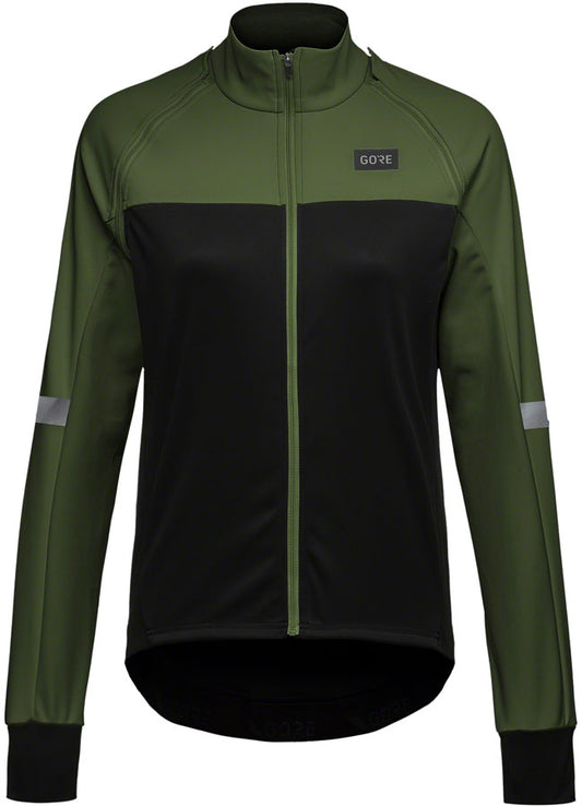 Gorewear Phantom Jacket - Black/Green Women's Small