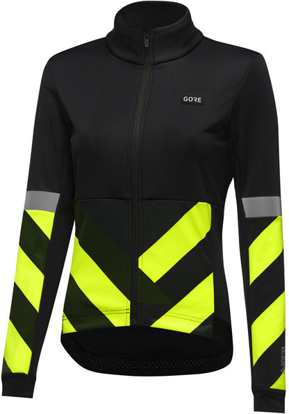 Gorewear Tempest Signal Jacket - Black/Yellow Women's Small/4-6
