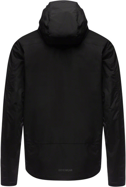 Gorewear Fernflow Hooded Windbreaker - Black Men's Small