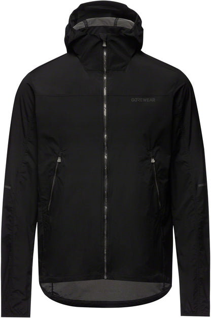 Gorewear Fernflow Hooded Windbreaker - Black Men's Small