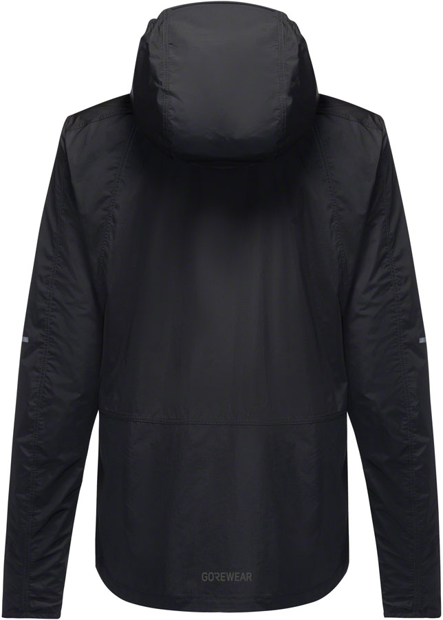 Gorewear Fernflow Hooded Windbreaker - Black Women's Small