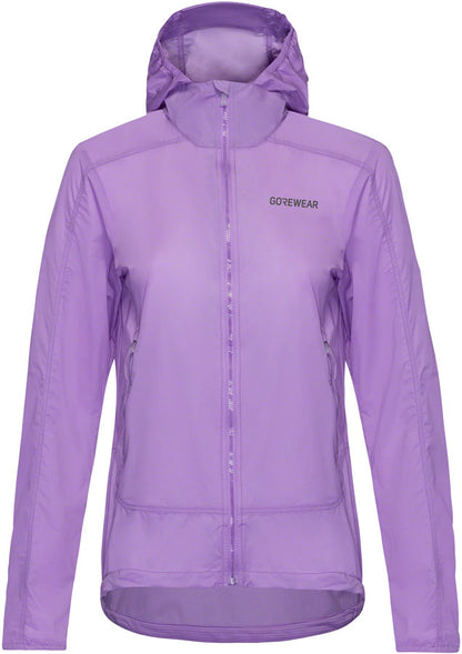 Gorewear Fernflow Hooded Windbreaker - Purple Women's X-Small