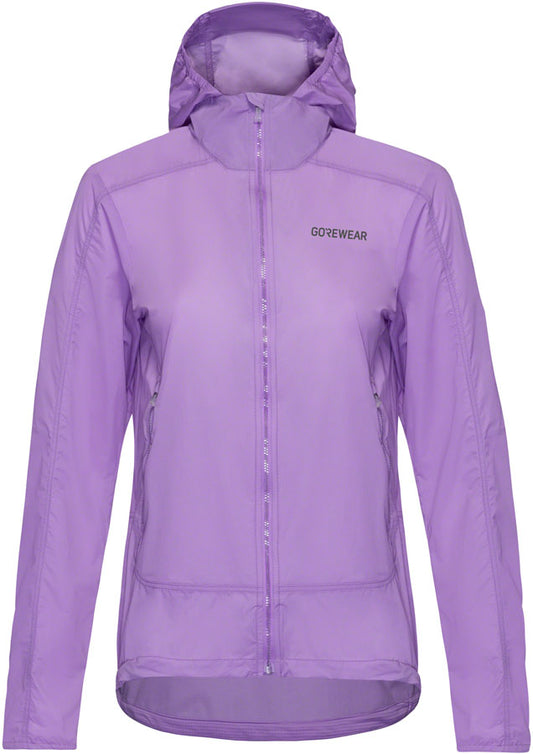 Gorewear Fernflow Hooded Windbreaker - Purple Women's X-Small