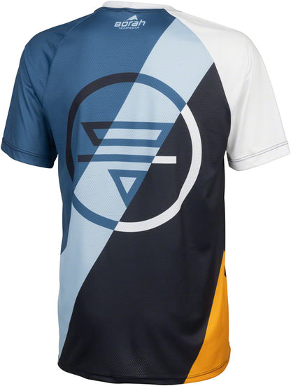 Teravail Waypoint Men's MTB Jersey - White Blue Lite Blue Black Gold Large