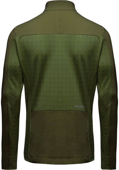 Gorewear Trail KPR Hybrid 1/2-Zip Jersey - Utility Green Men's Medium