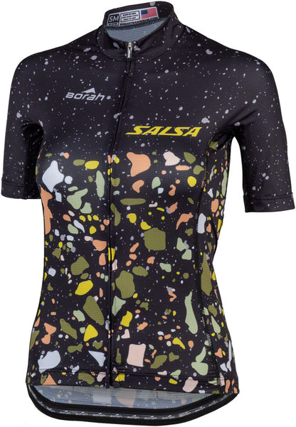 Salsa Women's Terrazzo Aero Jersey - 2X-Large Black