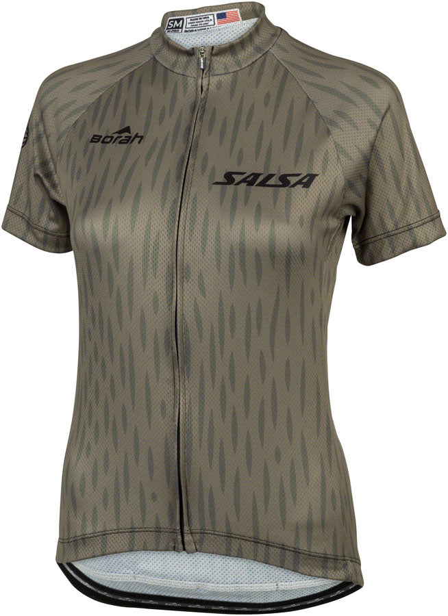 Salsa Women's Hinterland Jersey - Medium Olive Green