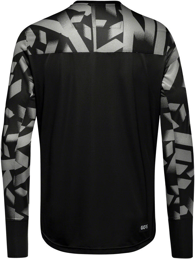 Gorewear Trail KPR Daily Long Sleeve Jersey - Black/Lab Gray Men's Small