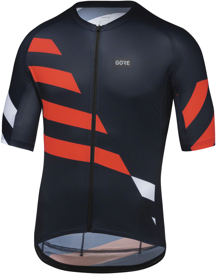 Gorewear Spirit Signal Jersey - Blue/Fire Men's Medium