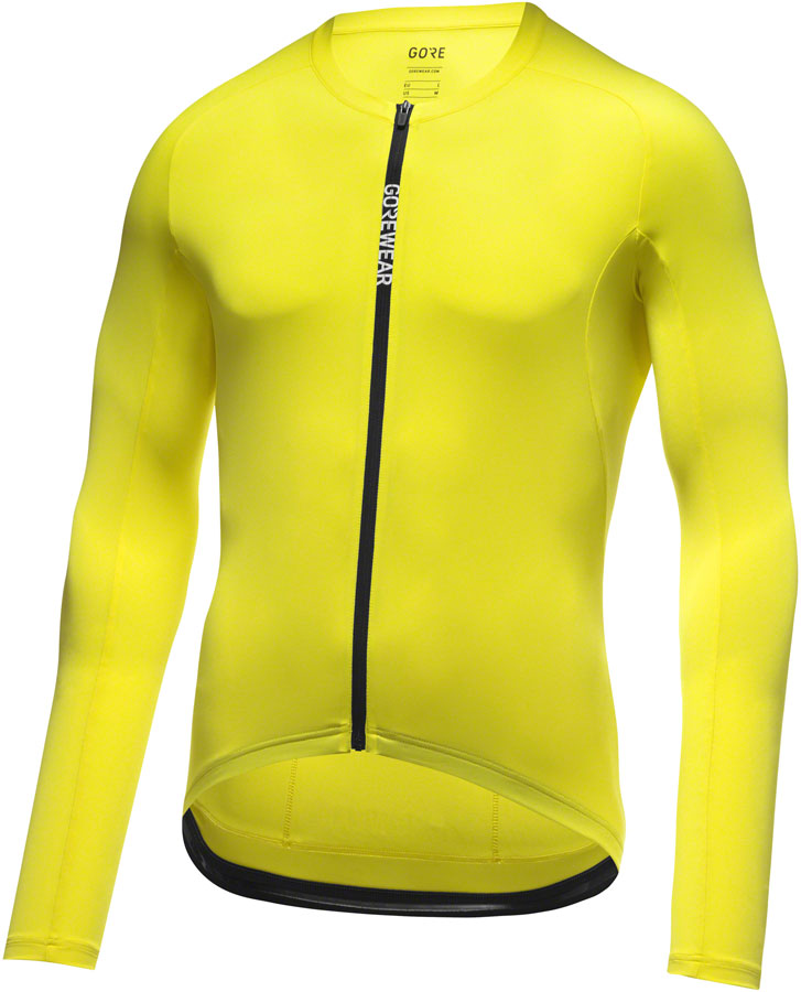 Gorewear Spinshift Long Sleeve Jersey - Neon Yellow Men's Large