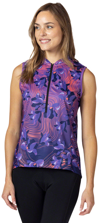 Terry Breakaway Mesh Sleeveless Jersey - Contour Small
