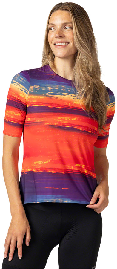 Terry Soleil Flow Short Sleeve Top - Women's Sunset Large