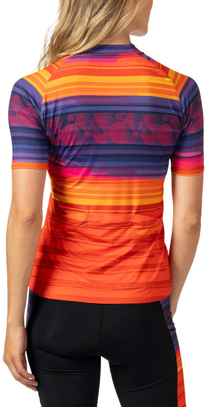 Terry Soleil Flow Short Sleeve Jersey - Womens Horizoom X-Large