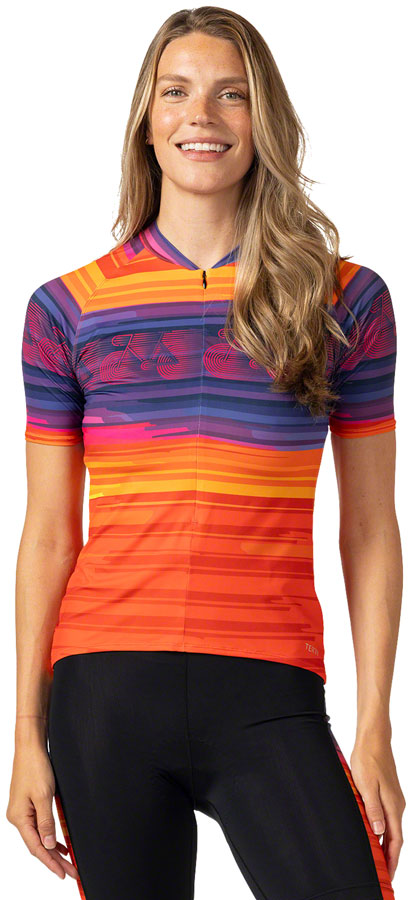 Terry Soleil Flow Short Sleeve Jersey - Womens Horizoom Medium