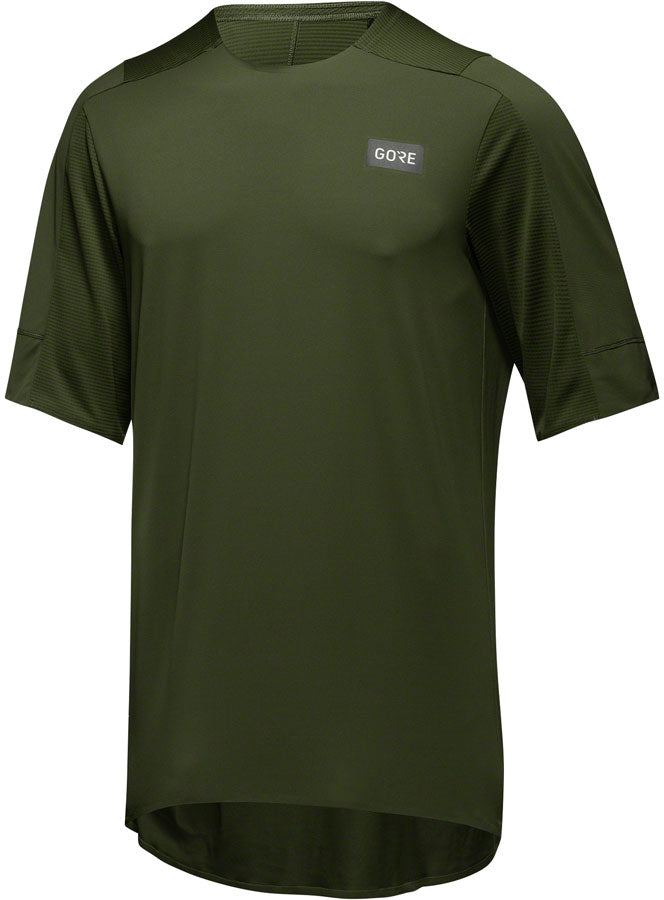 Gorewear Trail KPR Tech Jersey - Utility Green Men's X-Large