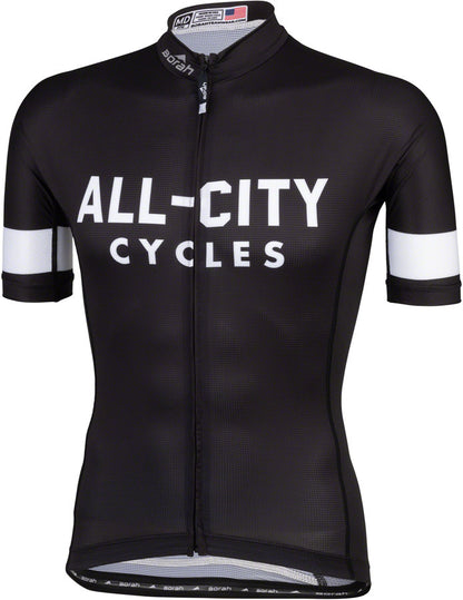 All-City Classic 4.0 Men's Jersey - Black White Large