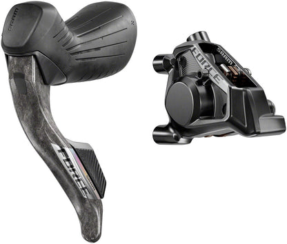 SRAM Force eTap AXS HRD Shift/Brake Lever Hydraulic Disc Caliper - Left/Front Flat Mount 20mm Offset 950mm Hose BLK E1