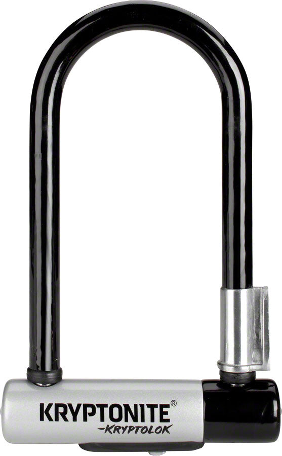 Kryptonite KryptoLok U-Lock - 3.25 x 7" Keyed Black Includes bracket