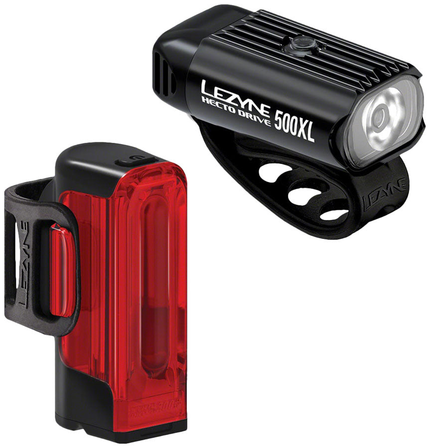 Lezyne Hecto Drive 500XL/Strip Drive 300+ Headlight/Taillight Set