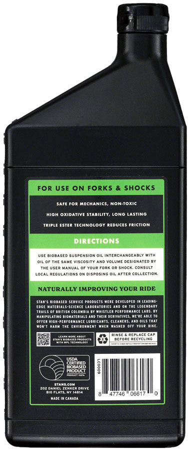 Stan's Biobased Suspension Oil - 5WT 1L