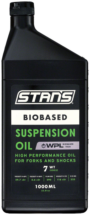 Stan's Biobased Suspension Oil - 7WT 1L