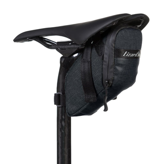 Lizard skins Super Cache Saddle Bag  Velcro Straps 51 c.i. Jet Black