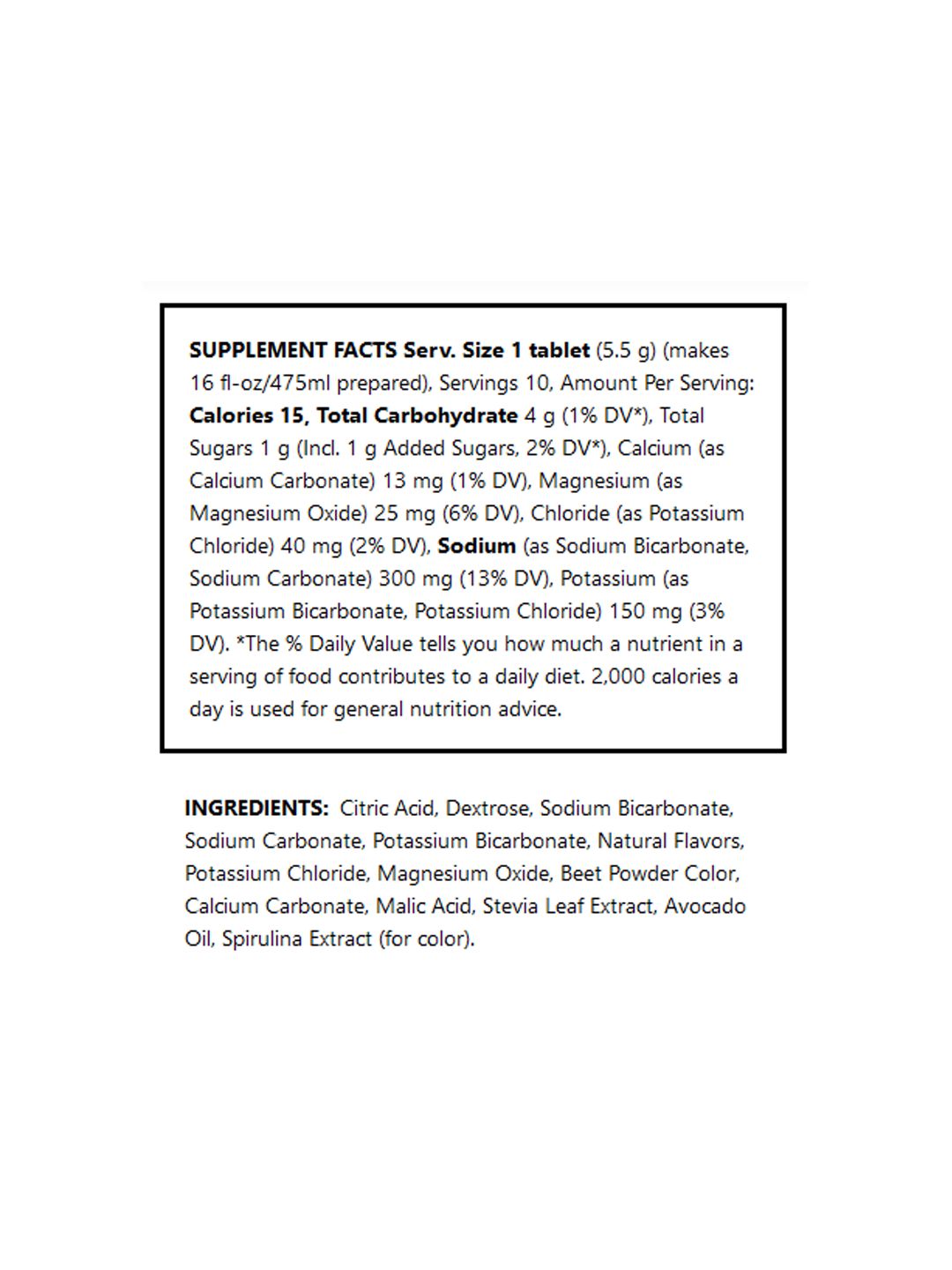 Supplement Nuun Sport Tri-Berry 10 Serving