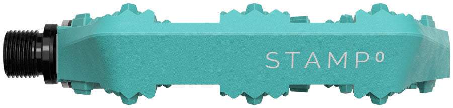 Crankbrothers Stamp 0 Pedals - Platform Composite 9/16" Turquoise Large