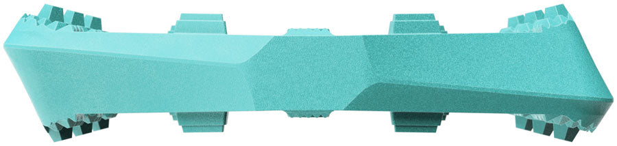 Crankbrothers Stamp 0 Pedals - Platform Composite 9/16" Turquoise Large