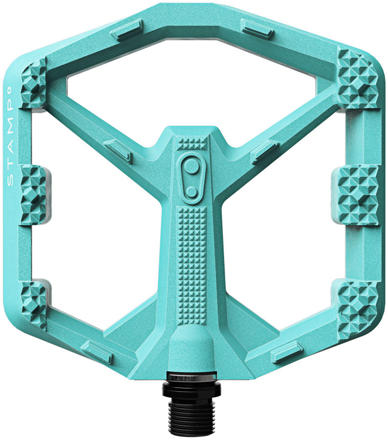 Crankbrothers Stamp 0 Pedals - Platform Composite 9/16" Turquoise Large