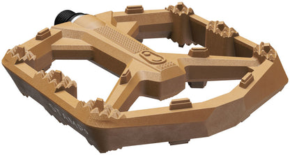 Crankbrothers Stamp 0 Pedals - Platform Composite 9/16" Brown Large