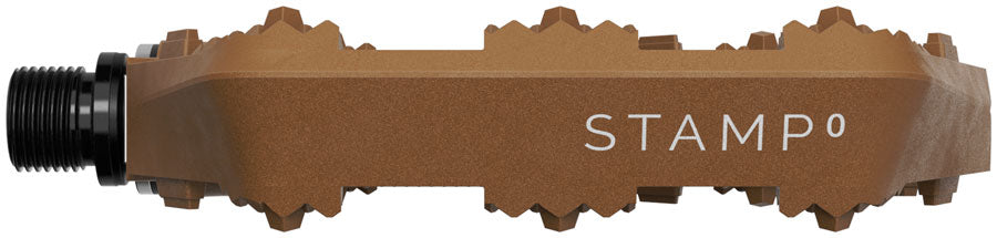 Crankbrothers Stamp 0 Pedals - Platform Composite 9/16" Brown Large