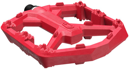 Crankbrothers Stamp 0 Pedals - Platform Composite 9/16" Bright Red Large