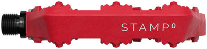 Crankbrothers Stamp 0 Pedals - Platform Composite 9/16" Bright Red Large