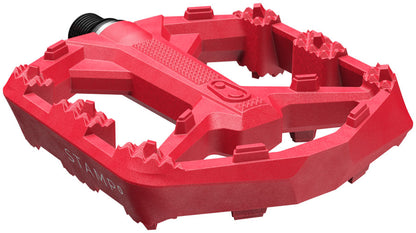 Crankbrothers Stamp 0 Pedals - Platform Composite 9/16" Bright Red Small