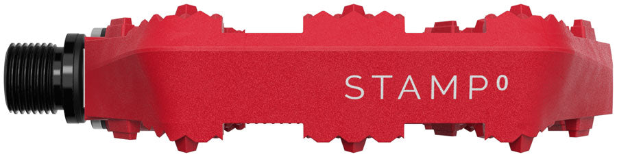 Crankbrothers Stamp 0 Pedals - Platform Composite 9/16" Bright Red Small