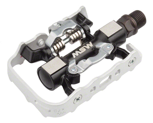 MSW CP-100 Pedals - Single Side Clipless Platform  Aluminum  9/16
