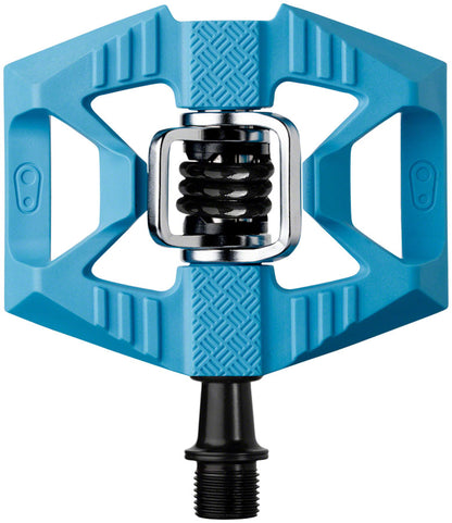 Crankbrothers Double Shot 1 Pedals - Single Side Clipless Platform Composite 9/16" Blue