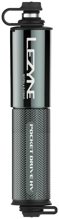 Lezyne Pocket Drive HV Frame Pump - Gloss Lite Gray