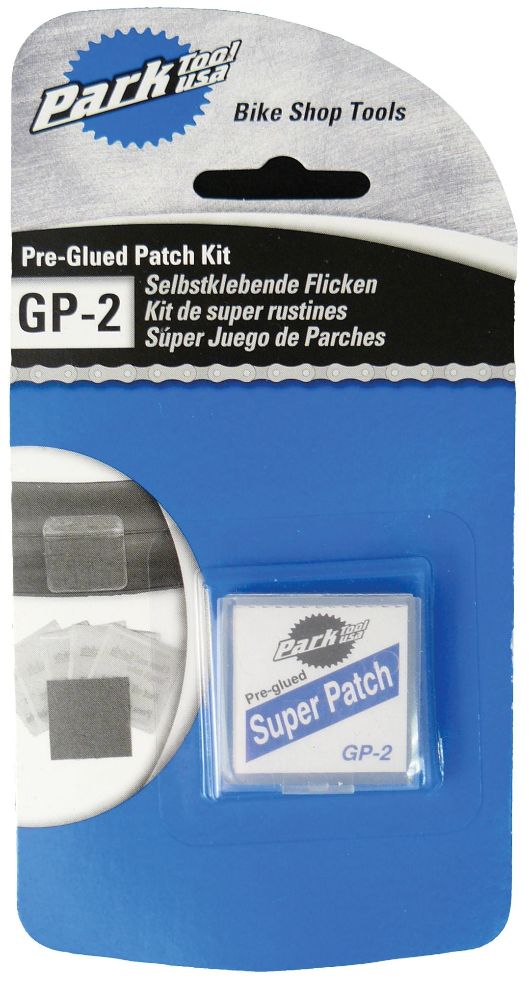 Park Tool Glueless Patch Kit: Carded and Sold as Each