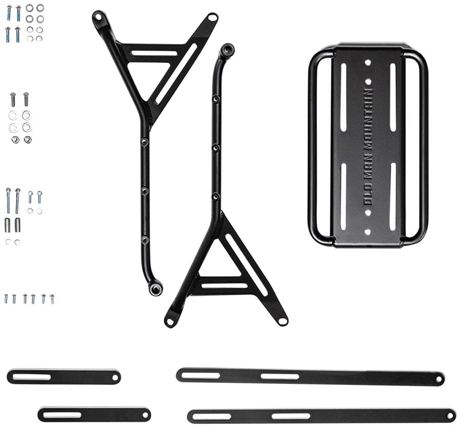 Old Man Mountain Elkhorn Rack - Front or Rear Mount Short Black