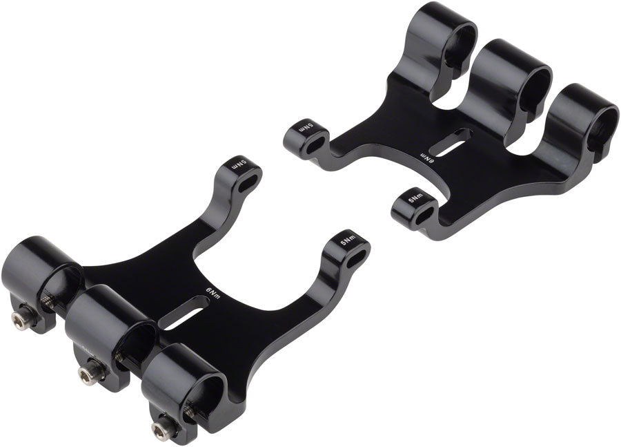 Benno Rail Clamp Set - Compatible With Carry-On Boost EVO 1-3  (16-19) Black