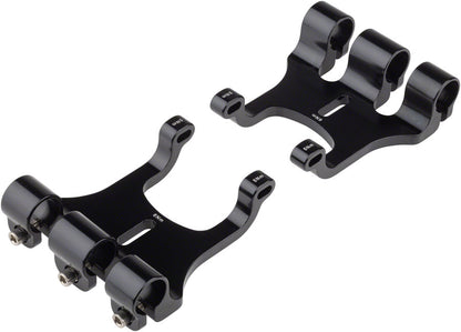 Benno Rail Clamp Set - Compatible With Carry-On Boost EVO 1-3  (16-19) Black