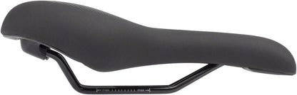 MSW Men's Saddle - Memory Foam Soft Touch Cover Steel Black