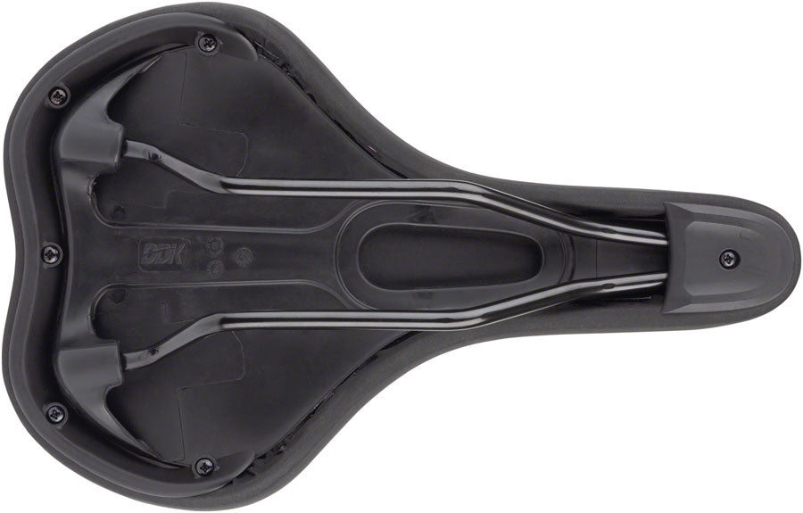 MSW Men's Saddle - Memory Foam Soft Touch Cover Steel Black