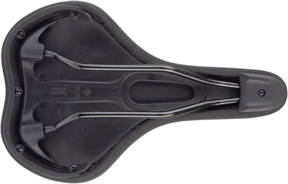MSW Men's Saddle - Memory Foam Soft Touch Cover Steel Black